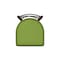 Holland Bar Stool Co 25" Swivel Counter Stool, Bronze Finish, Canter Kiwi Green Seat 82025BZ009 - alternate 2